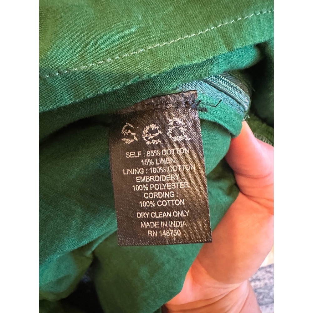 Tuckernuck x Sea New York Green Ceci Embroidery Capelet Mini Dress Scalloped NWT - Picture 9 of 9